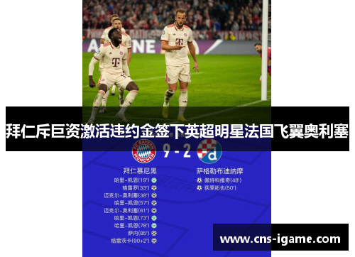 拜仁斥巨资激活违约金签下英超明星法国飞翼奥利塞 拜仁斥巨资激活违约金签下英超明星法国飞翼奥利塞